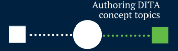 Authoring DITA concept topics