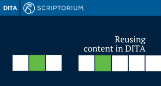 Reusing content in DITA