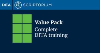Value pack: complete DITA training