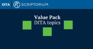 Value pack: DITA topics